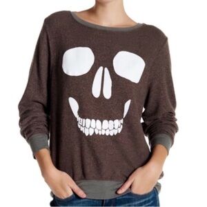 Wildfox Skull Lounge Pullover